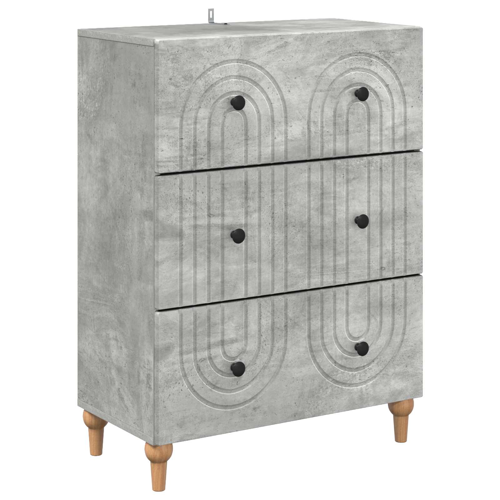 Cajonera Brillante 66 x 34,5 x 90 cm Madera de Ingeniería