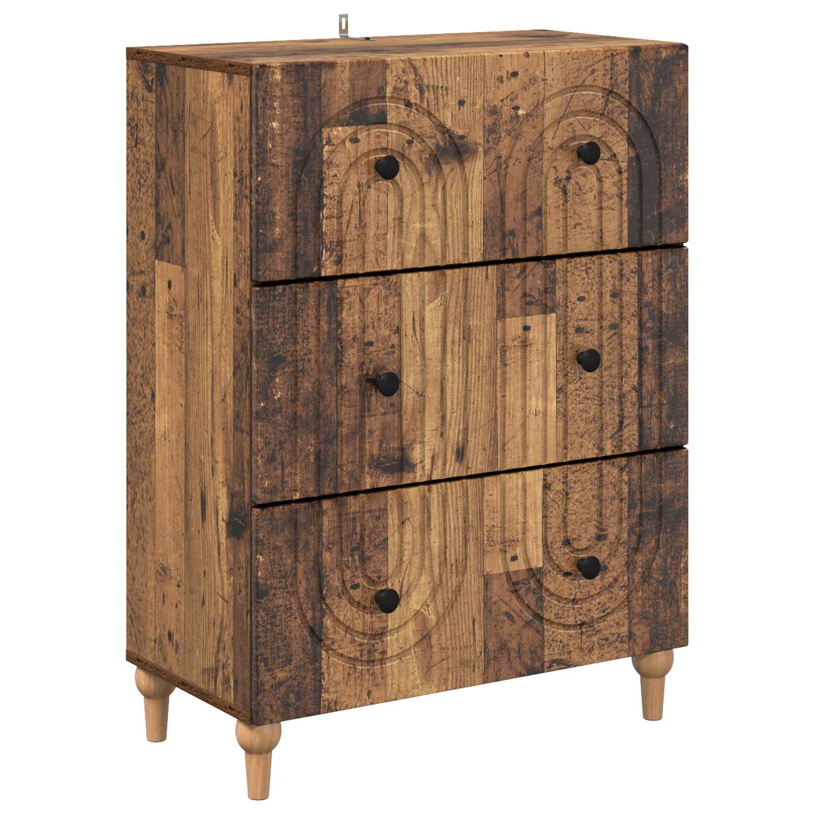 Cajonera Brillante 66 x 34,5 x 90 cm Madera de Ingeniería