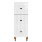 Cajonera Brillante 33 x 34,5 x 90 cm Madera de Ingeniería