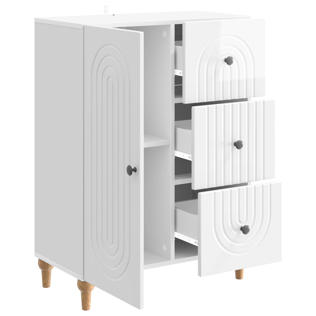 Aparador Brillante 66 x 34,5 x 90 cm Madera de Ingeniería