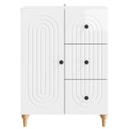 Aparador Brillante 66 x 34,5 x 90 cm Madera de Ingeniería