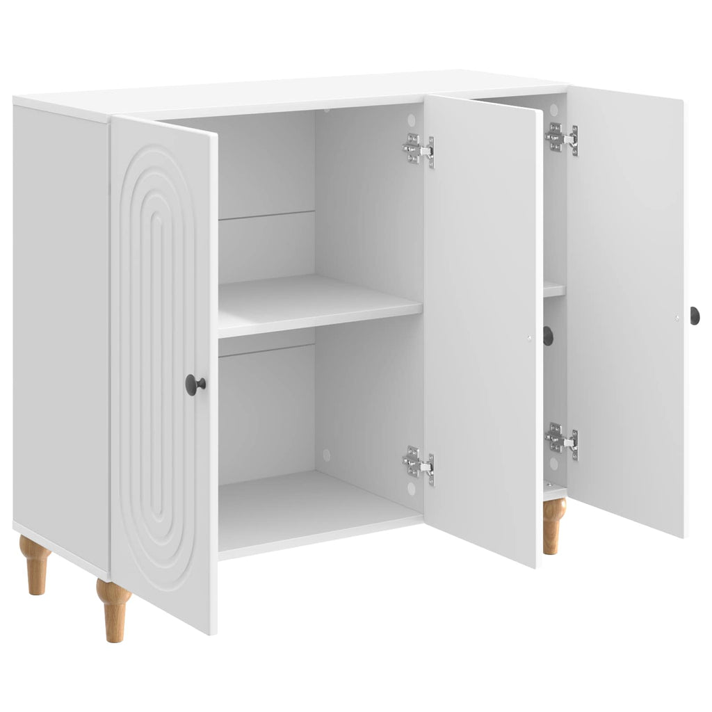 Aparador Brillante 89 x 34,5 x 80 cm Madera de Ingeniería