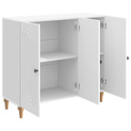 Aparador Brillante 89 x 34,5 x 80 cm Madera de Ingeniería