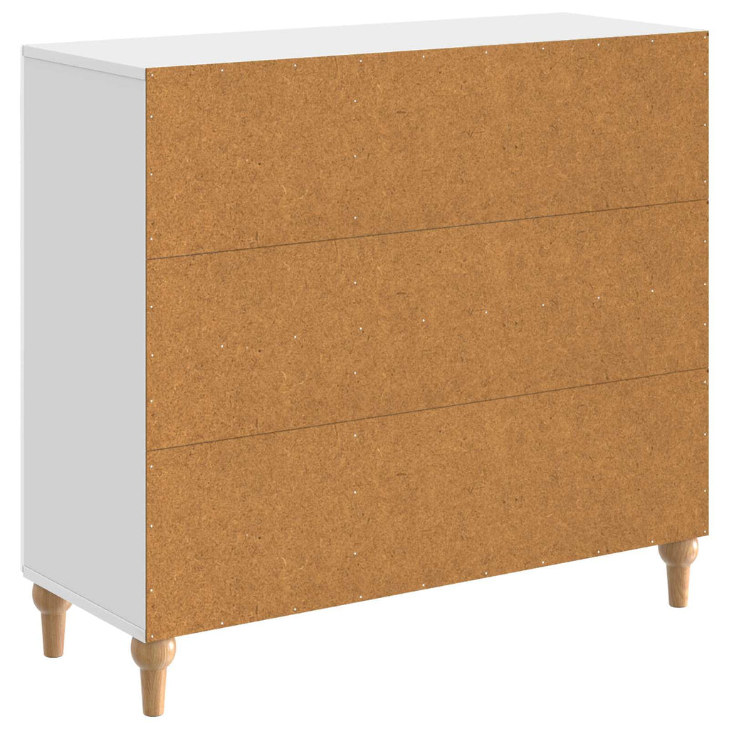 Aparador Brillante 89 x 34,5 x 80 cm Madera de Ingeniería