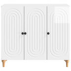 Aparador Brillante 89 x 34,5 x 80 cm Madera de Ingeniería