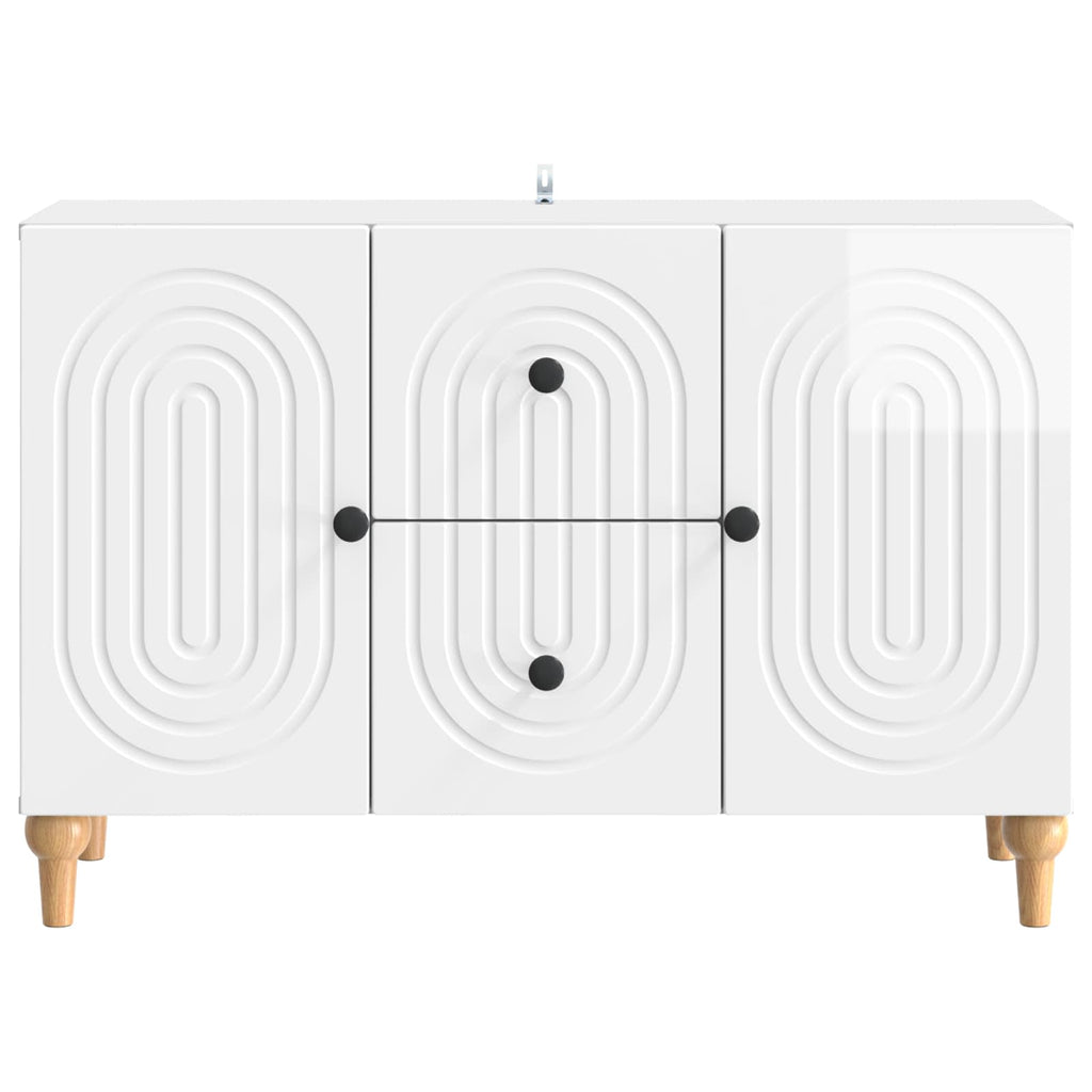 Mueble de TV Brillante 89 x 34,5 x 60 cm Madera de Ingeniería