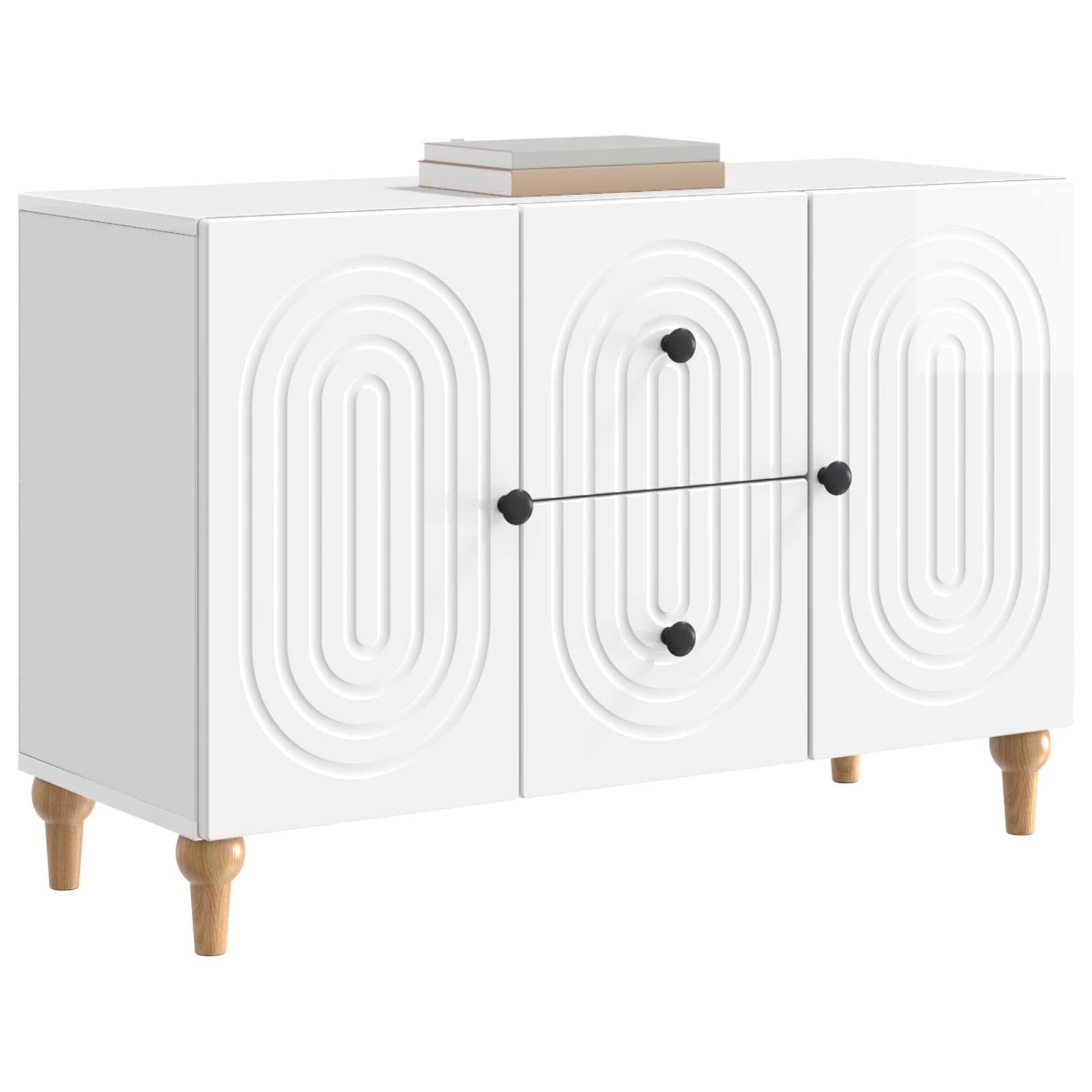 Mueble de TV Brillante 89 x 34,5 x 60 cm Madera de Ingeniería