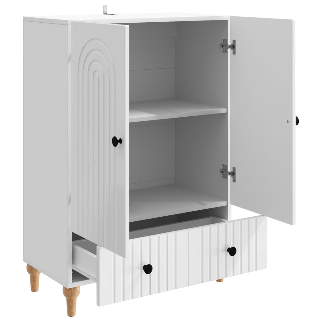 Aparador Brillante 66 x 34,5 x 95 cm Madera de Ingeniería