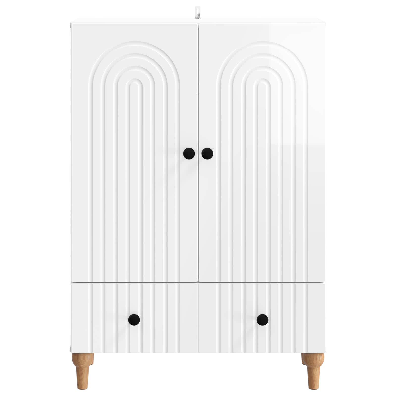 Aparador Brillante 66 x 34,5 x 95 cm Madera de Ingeniería