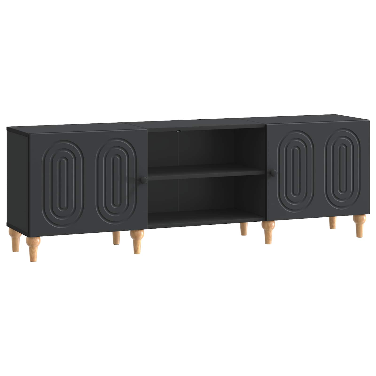 Mueble de TV Brillante 150 x 31 x 50 cm Madera de Ingeniería