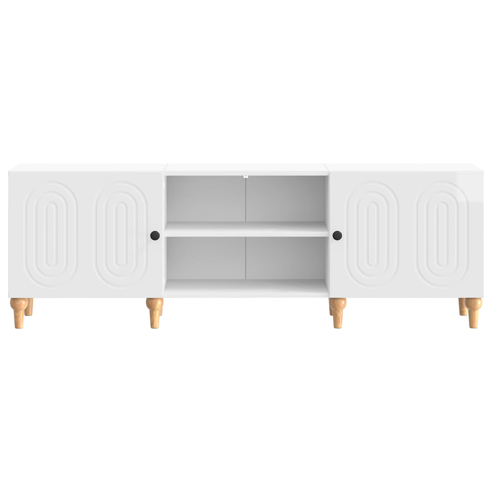 Mueble de TV Brillante 150 x 31 x 50 cm Madera de Ingeniería
