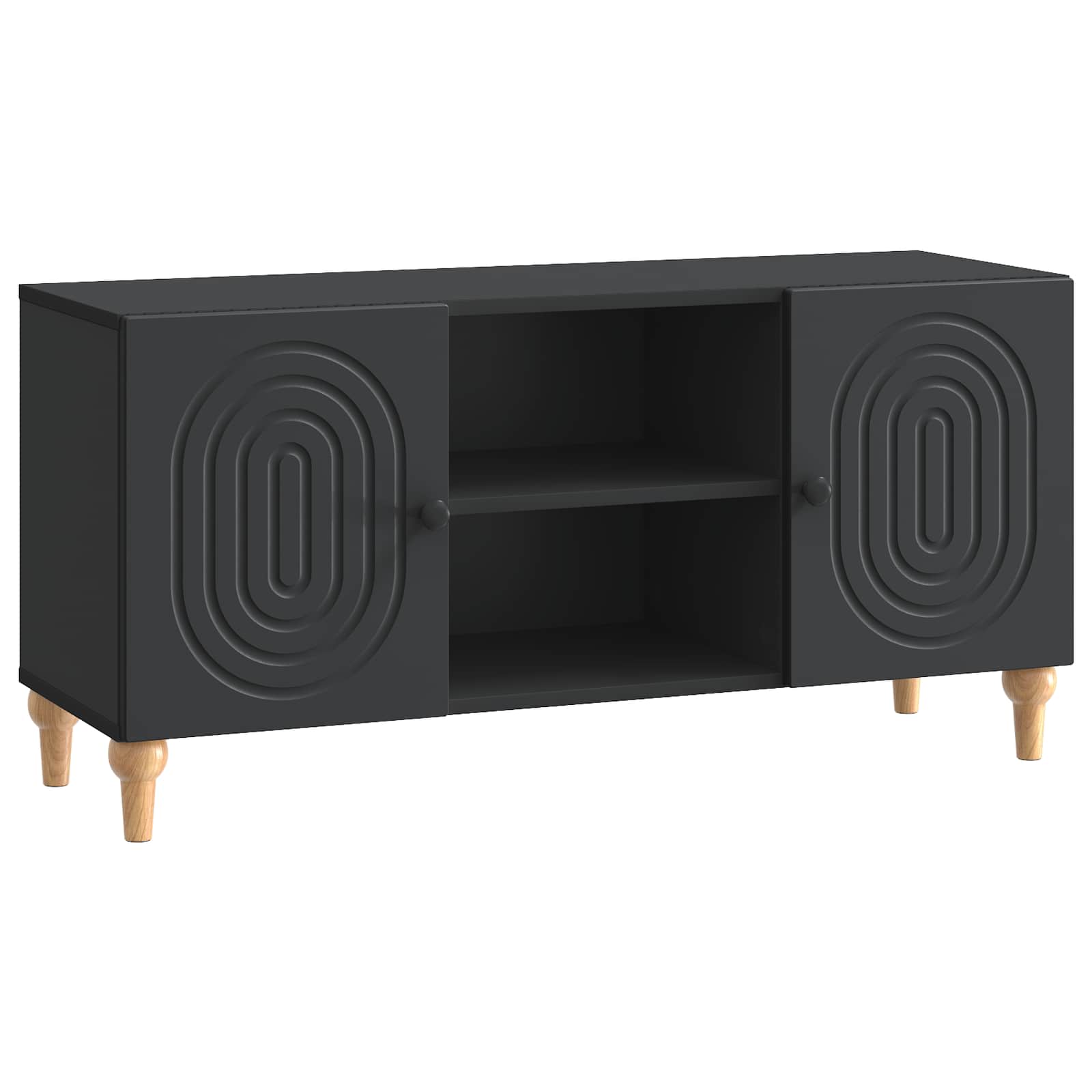 Mueble de TV Brillante 102 x 34,5 x 50 cm Madera de Ingeniería