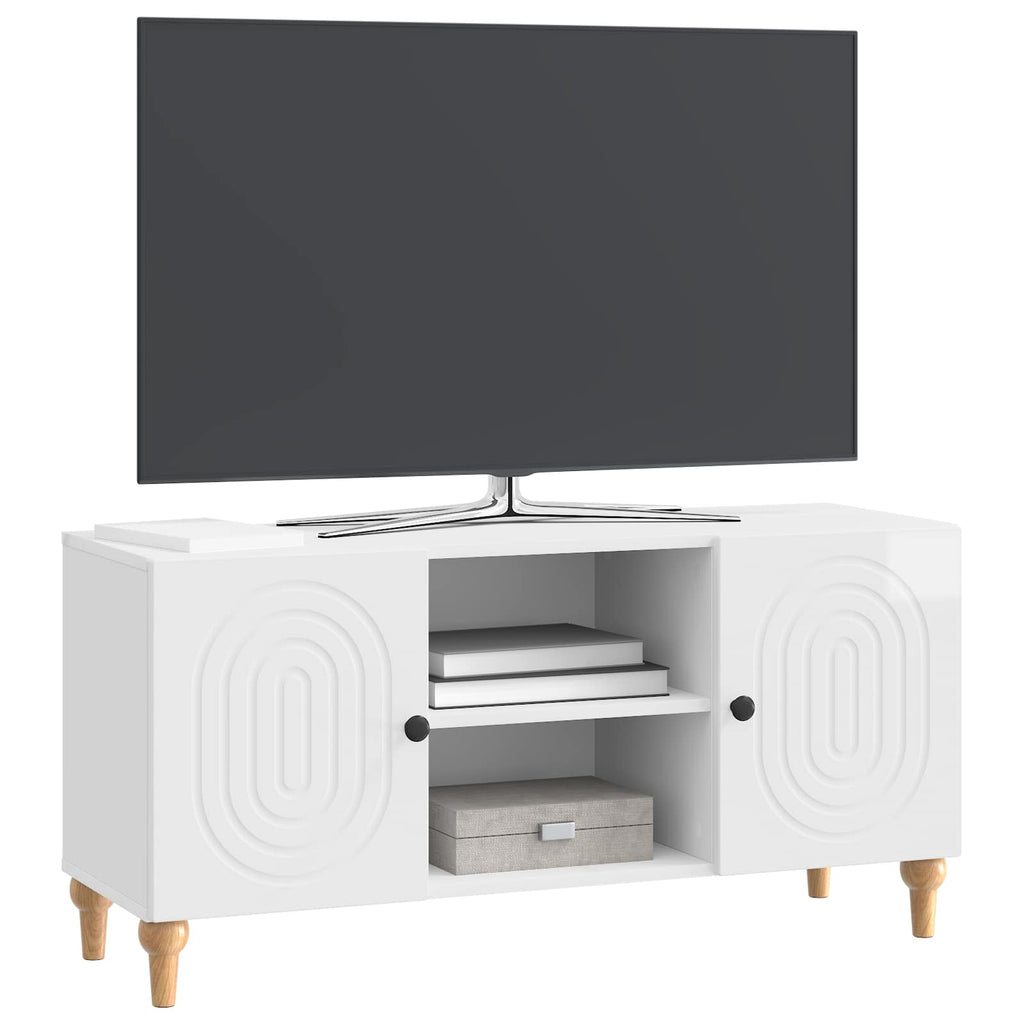 Mueble de TV Brillante 102 x 34,5 x 50 cm Madera de Ingeniería