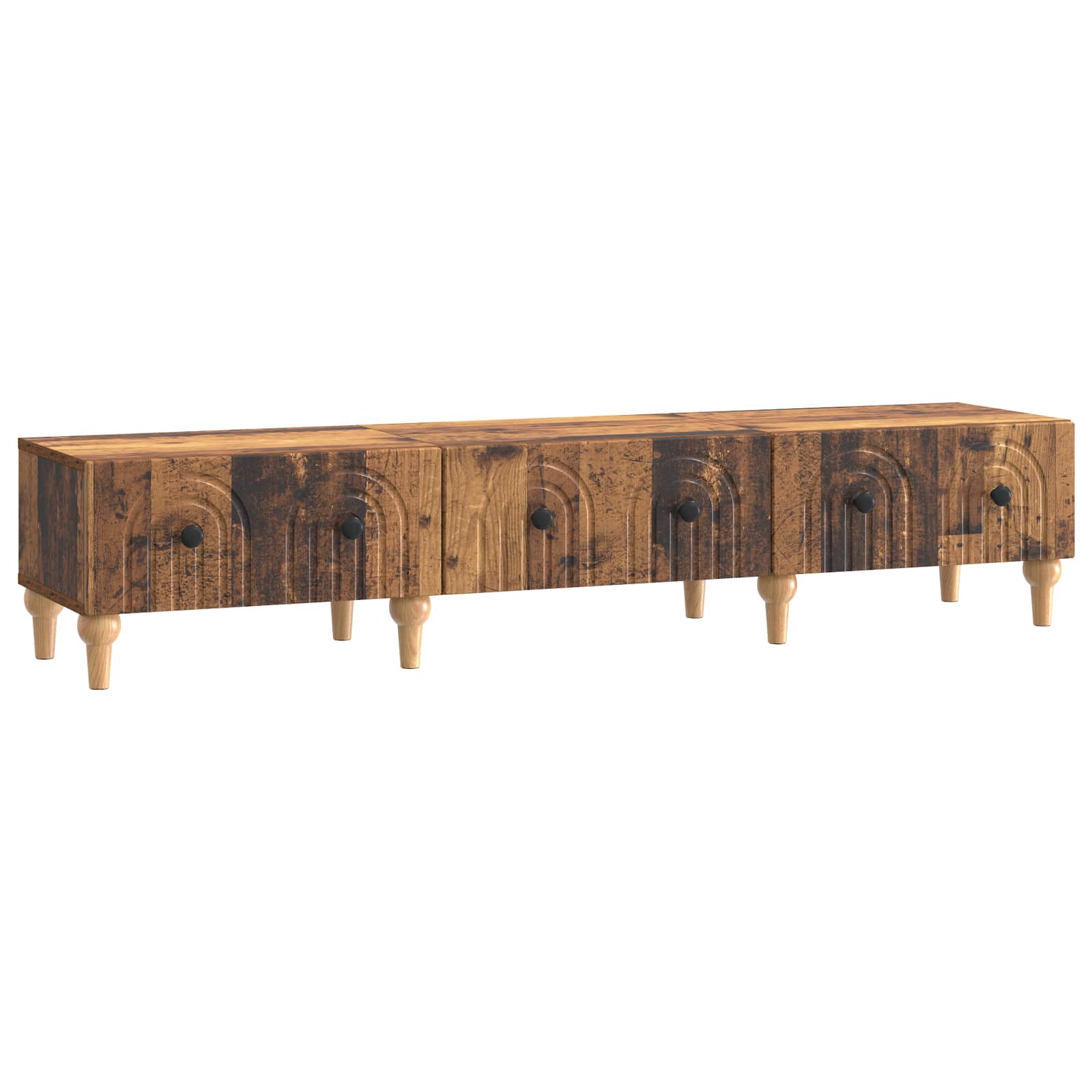 Mueble de TV Brillante 147 x 34,5 x 30 cm Madera de Ingeniería