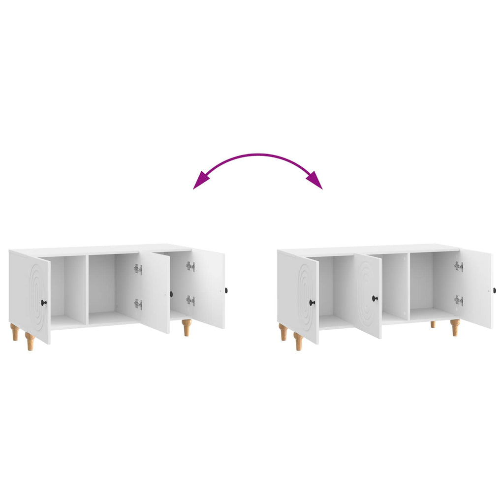 Mueble de TV Brillante 99 x 34,5 x 50 cm Madera de Ingeniería