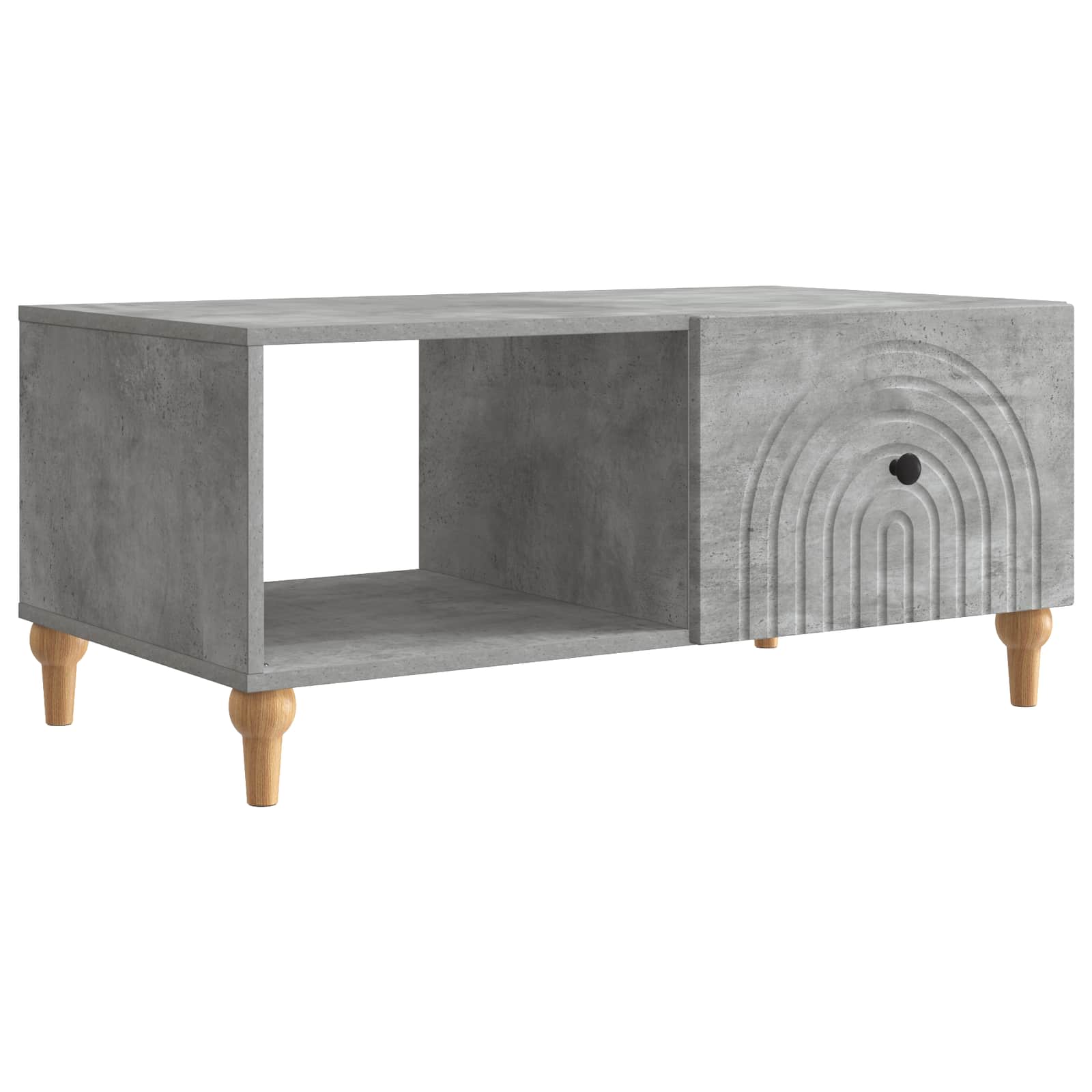 Mesa de Café Brillante 90 x 50 x 40 cm Madera de Ingeniería