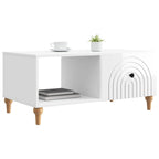 Mesa de Café Brillante 90 x 50 x 40 cm Madera de Ingeniería
