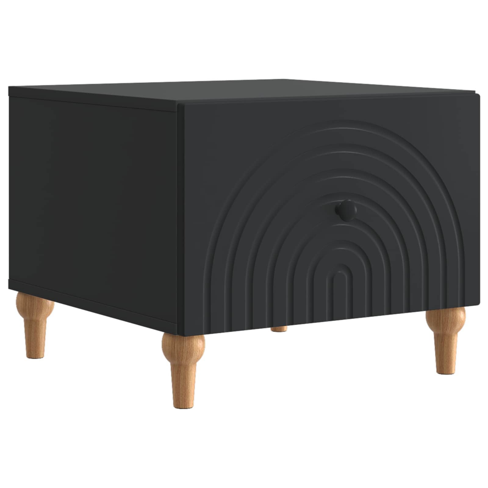 Glossy Coffee Table 49 x 50 x 40 cm Engineered Wood