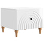 Glossy Coffee Table 49 x 50 x 40 cm Engineered Wood