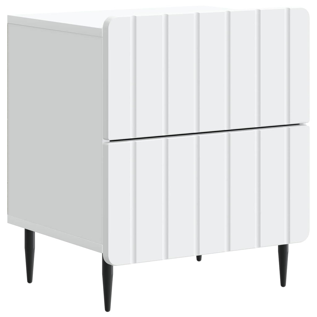 Armario de Noche 2 pcs 43 x 34,5 x 49,5 cm Madera de Ingeniería