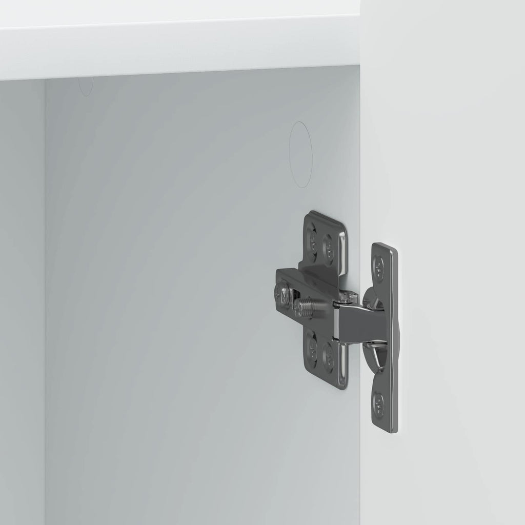 Armario de Noche 2 pcs 43 x 34,5 x 52 cm Madera de Ingeniería