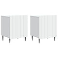 Armario de Noche 2 pcs 43 x 34,5 x 52 cm Madera de Ingeniería