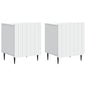 Armario de Noche 2 pcs 43 x 34,5 x 52 cm Madera de Ingeniería