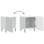 Armario de Noche 2 pcs 43 x 34,5 x 52 cm Madera de Ingeniería