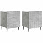 Armario de Noche 2 pcs 43 x 34,5 x 52 cm Madera de Ingeniería