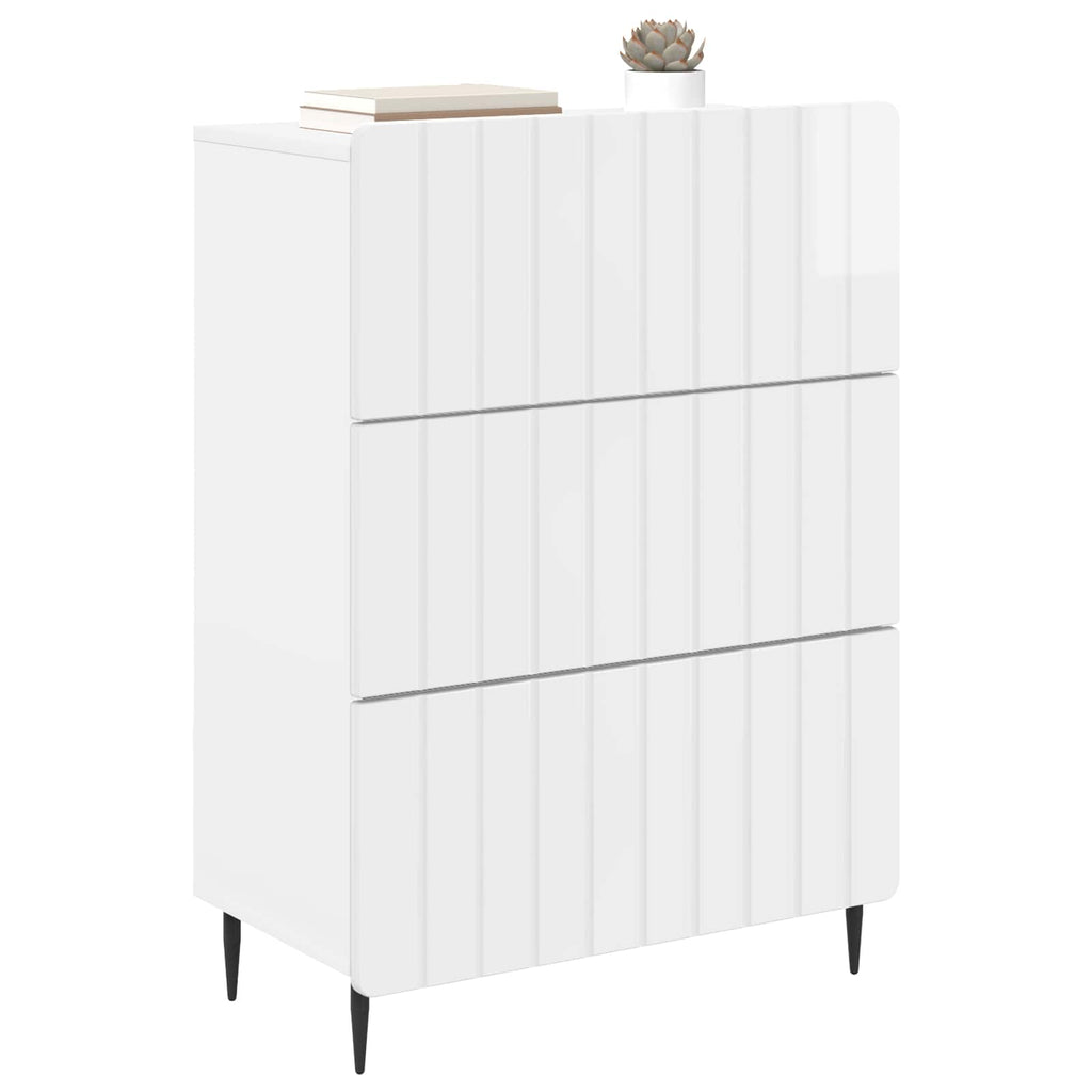 Cajonera Brillante 66 x 34,5 x 92 cm Madera de Ingeniería