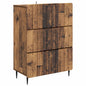 Cajonera Brillante 66 x 34,5 x 92 cm Madera de Ingeniería