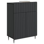 Aparador con cajón Negro 66 x 34,5 x 92 cm Madera de Ingeniería