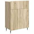 Aparador Roble Sonoma 66 x 34,5 x 92 cm Madera de Ingeniería