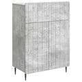 Aparador Gris Hormigón 66 x 34,5 x 92 cm Madera de Ingeniería