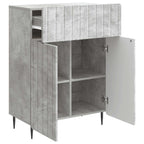 Aparador Gris Hormigón 66 x 34,5 x 92 cm Madera de Ingeniería