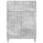Aparador Gris Hormigón 66 x 34,5 x 92 cm Madera de Ingeniería