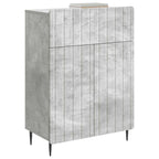 Aparador Gris Hormigón 66 x 34,5 x 92 cm Madera de Ingeniería