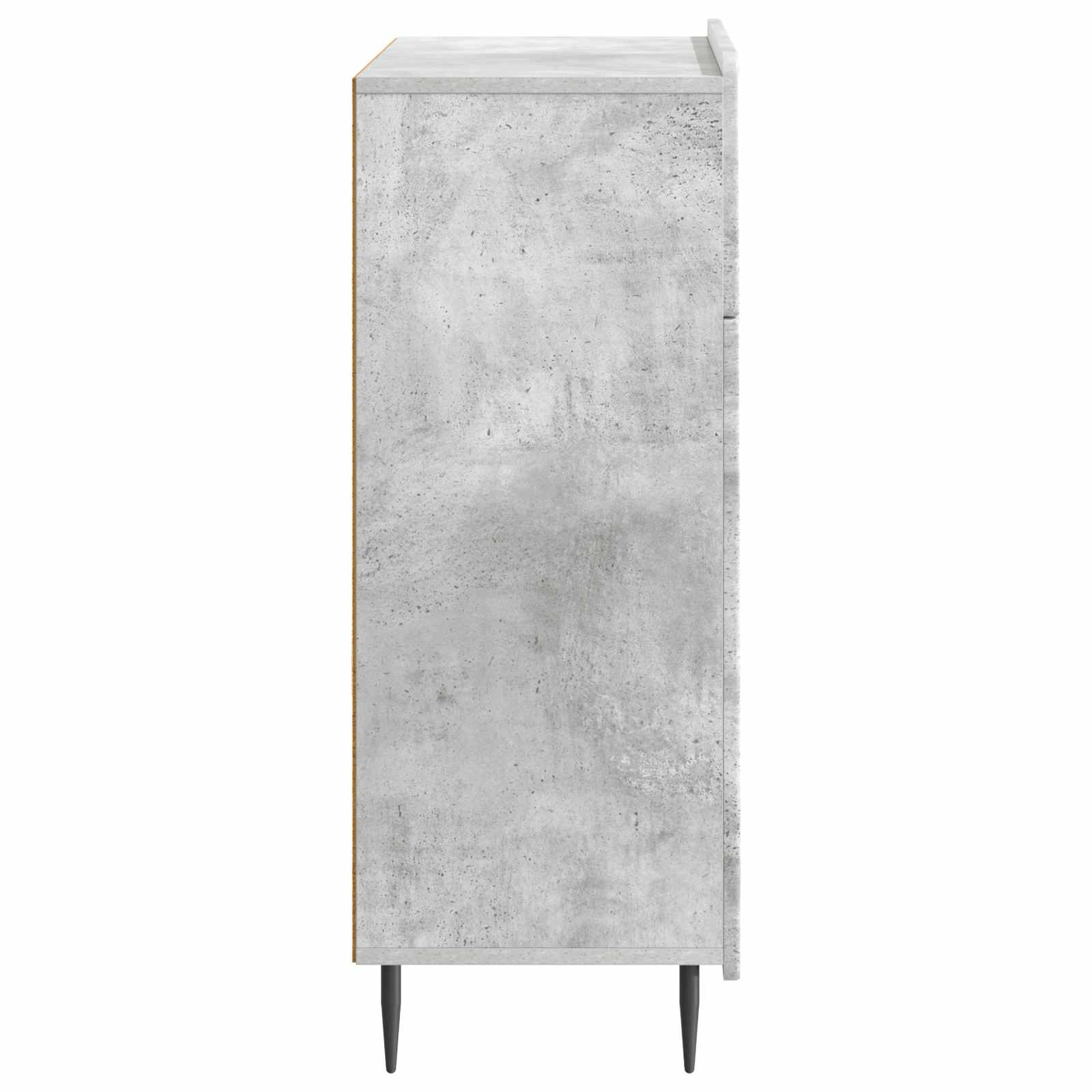 Aparador Gris Hormigón 66 x 34,5 x 92 cm Madera de Ingeniería