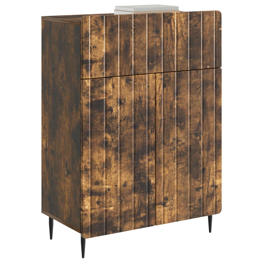 Aparador Roble Ahumado 66 x 34,5 x 92 cm Madera de Ingeniería