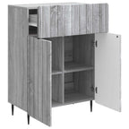 Aparador Gris Sonoma 66 x 34,5 x 92 cm Madera de Ingeniería