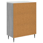 Aparador Gris Sonoma 66 x 34,5 x 92 cm Madera de Ingeniería