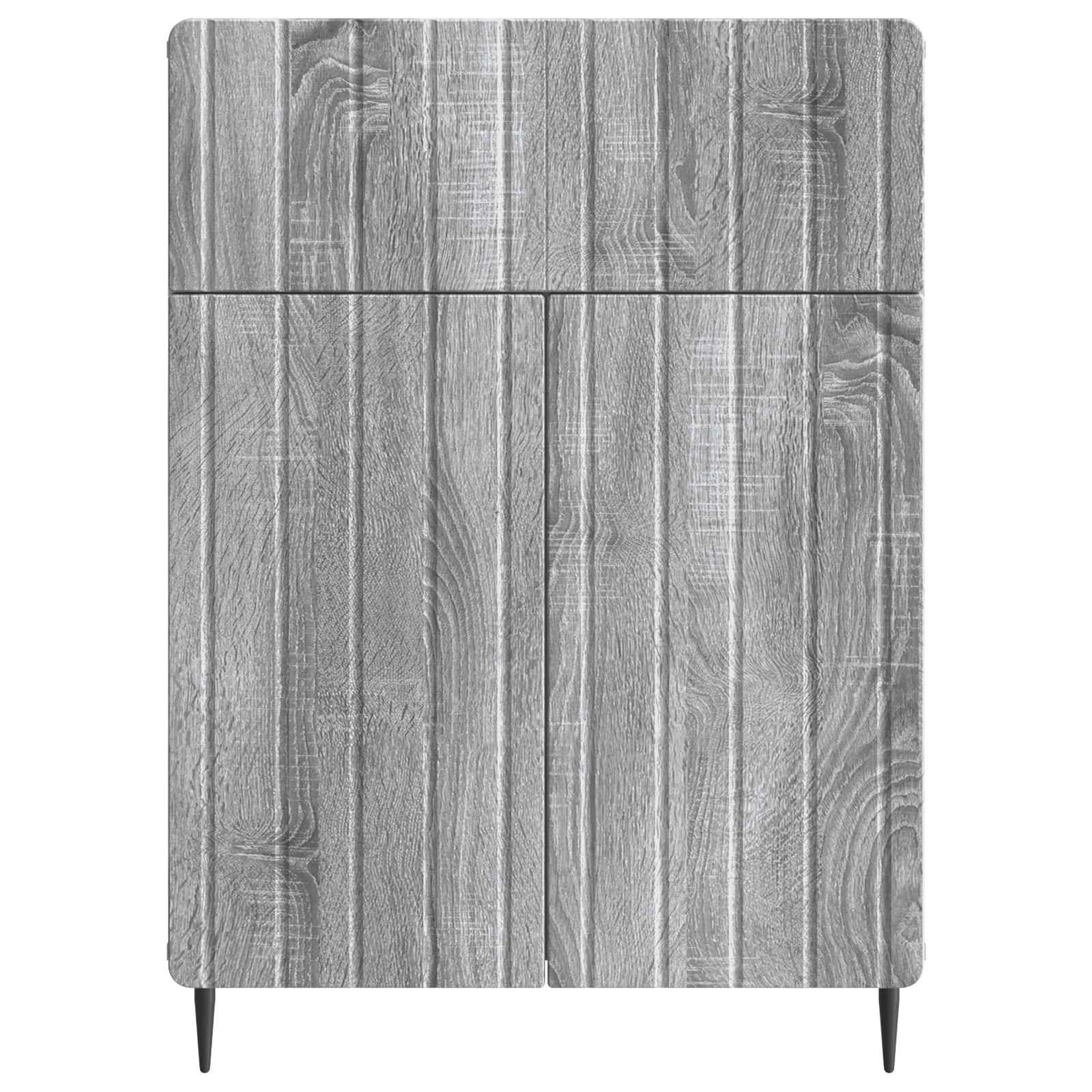 Aparador Gris Sonoma 66 x 34,5 x 92 cm Madera de Ingeniería
