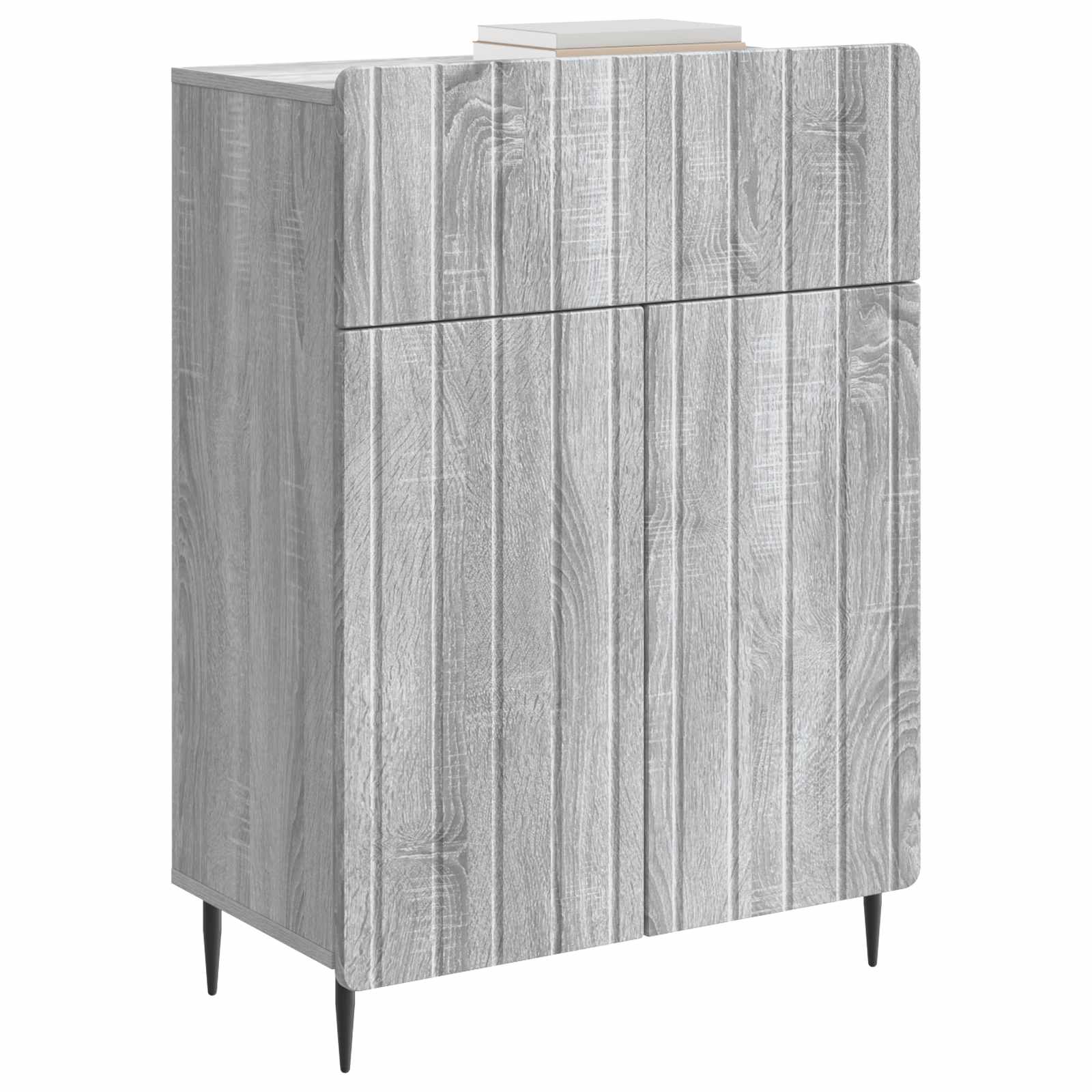 Aparador Gris Sonoma 66 x 34,5 x 92 cm Madera de Ingeniería