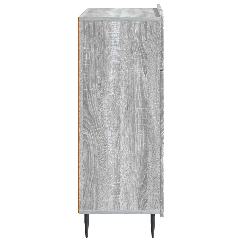 Aparador Gris Sonoma 66 x 34,5 x 92 cm Madera de Ingeniería