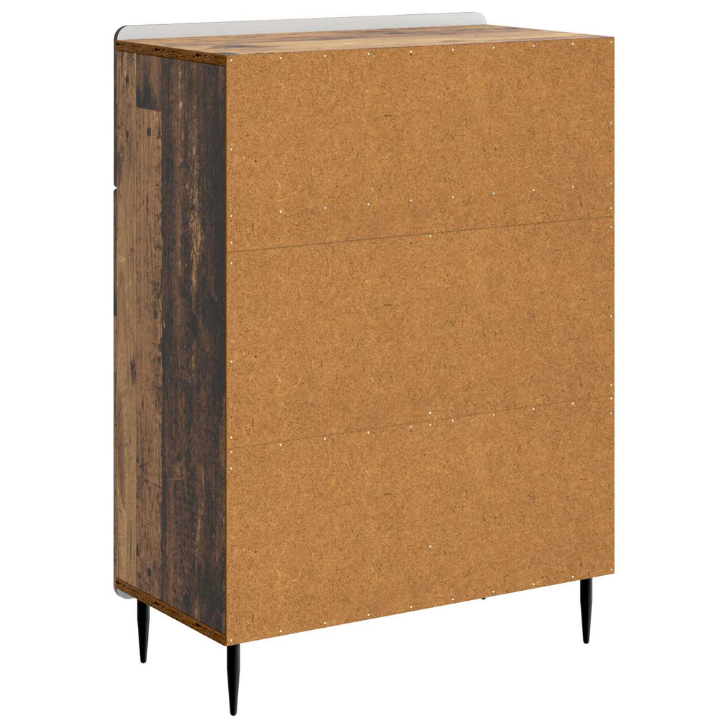 Aparador con cajón Madera envejecida 66 x 34,5 x 92 cm