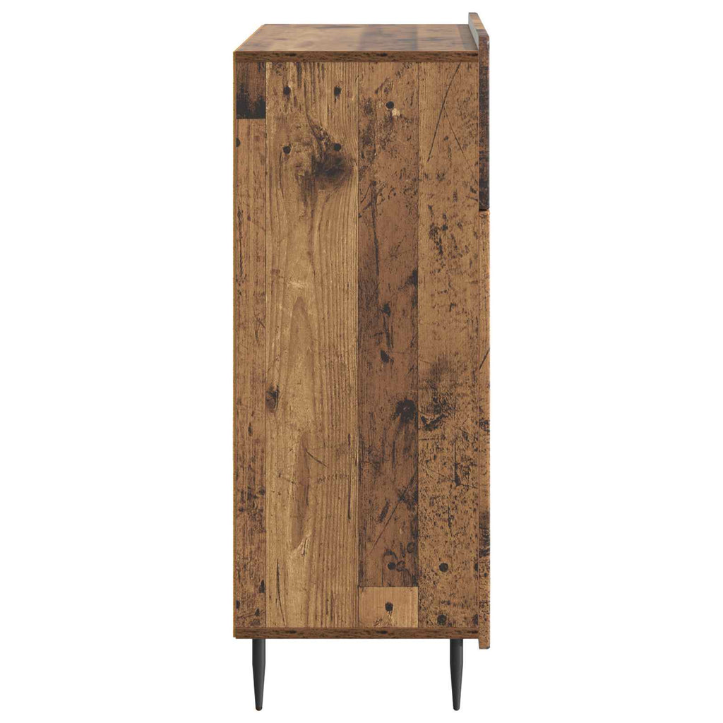 Aparador con cajón Madera envejecida 66 x 34,5 x 92 cm
