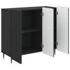 Aparador Negro 89 x 34,5 x 82 cm Madera de Ingeniería