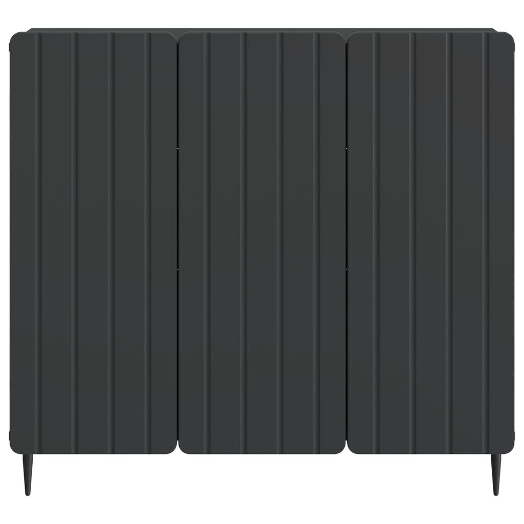 Aparador Negro 89 x 34,5 x 82 cm Madera de Ingeniería