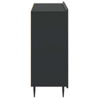 Aparador Negro 89 x 34,5 x 82 cm Madera de Ingeniería