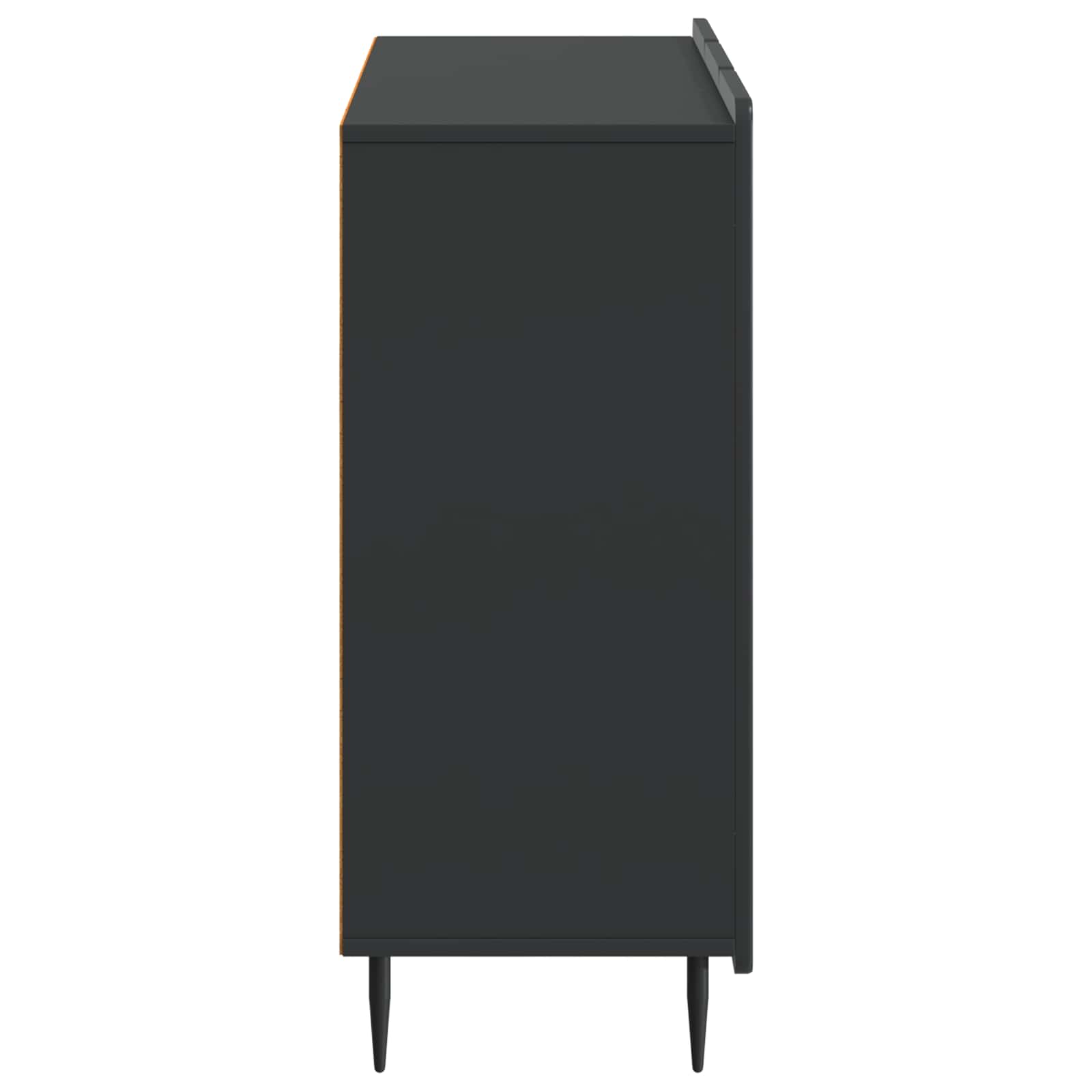 Aparador Negro 89 x 34,5 x 82 cm Madera de Ingeniería